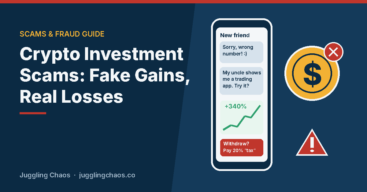 Crypto Investment Scams: Wrong-Number Texts to Fake Trading Apps