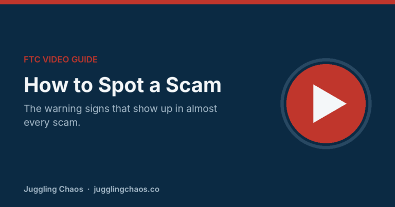 How to Spot a Scam: The Warning Signs (FTC Video Guide) How to Spot a Scam: The Warning Signs (FTC Video Guide)