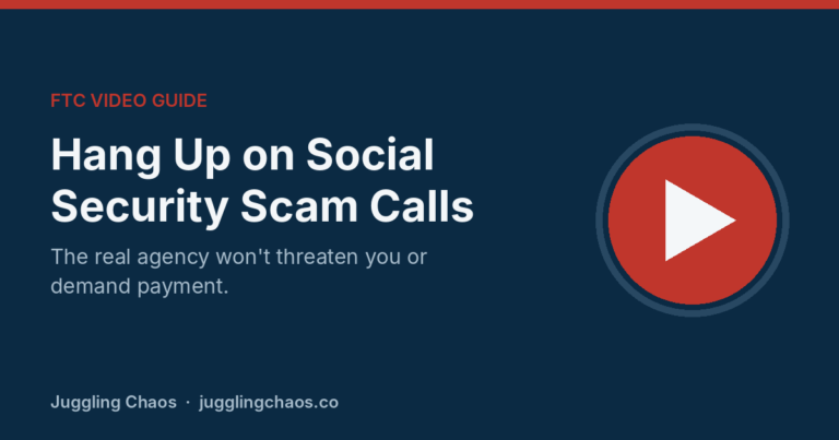 Hang Up on Social Security Scam Calls (FTC Video Guide)